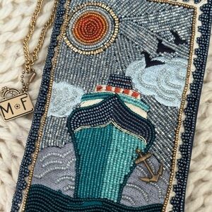 Beaded Nautical Themed Clutch